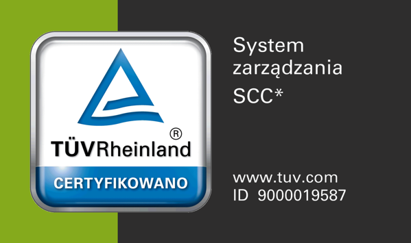 Certyfikat SCC - bezpieczna firma
